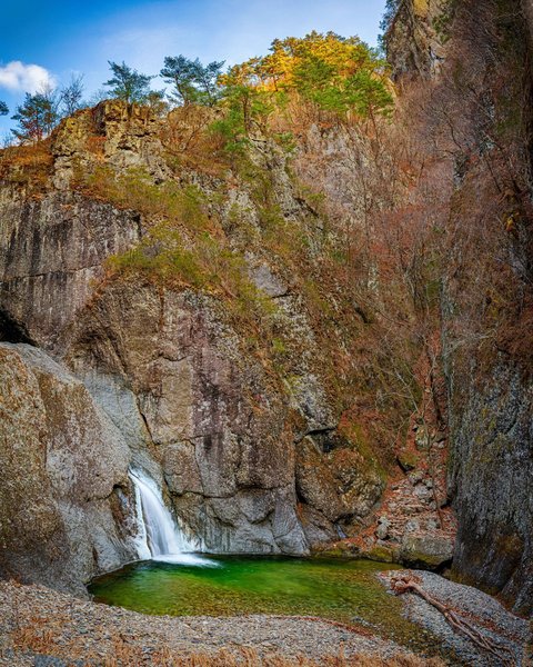 Waterfall in Juwangsan National Park