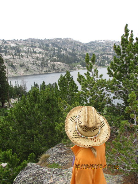 Overlooking Becker Lake