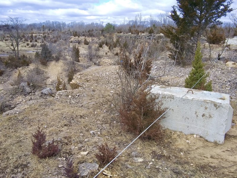 A view of Oakes Quarry