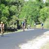 Cyclists at Flatwoods Loop