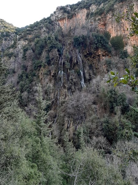 One of the many waterfalls in the valley