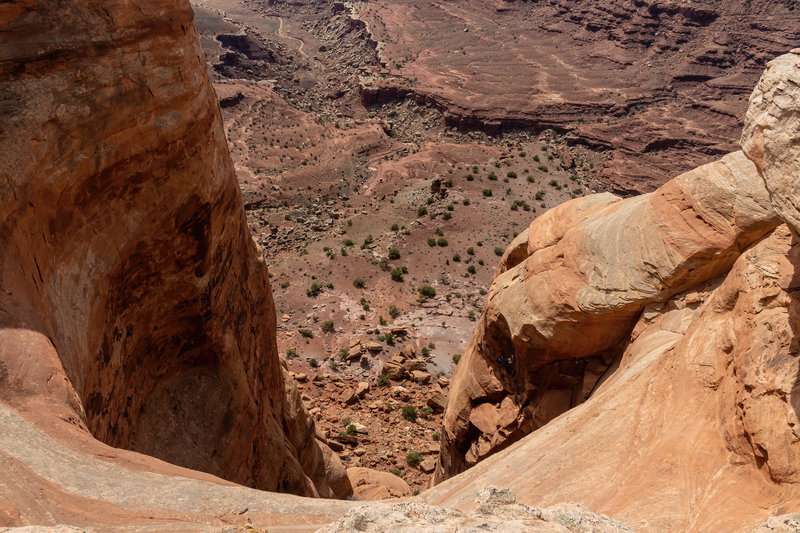 The edge of the cliff is sometimes not very far