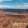 Evaporation ponds from the Colorado River Overlook Trail