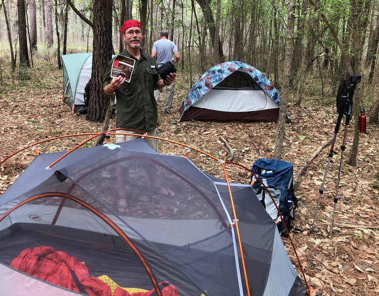 Our overnight camp on Section 2.