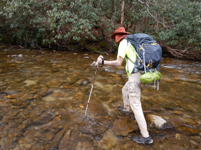 #2 of 11 creek crossings on this trail. Definitely the most fun part.