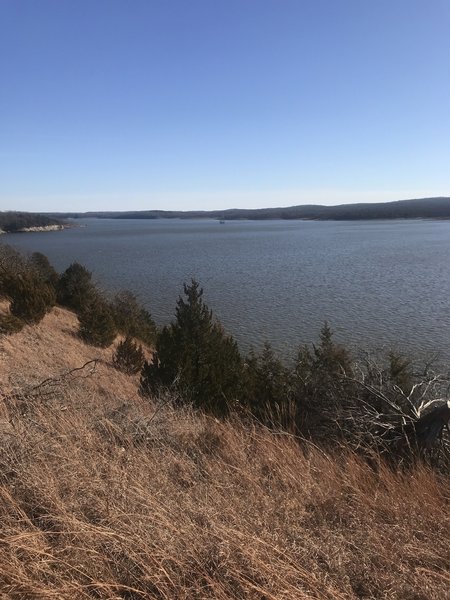 Lake view from orange trail