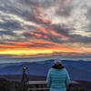 sunrise at Waterrock Knob