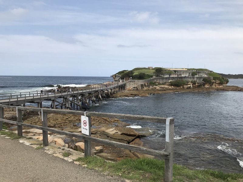 View of Bare Island.