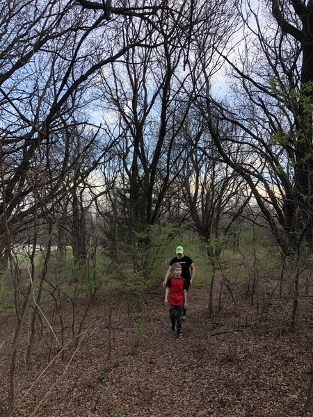 This is actually a nice section of trail, wish it wasn't such a mess.  Gonna talk to the city to find a way to clean this up.