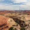 A deeply incised canyon from the Peekaboo Trail