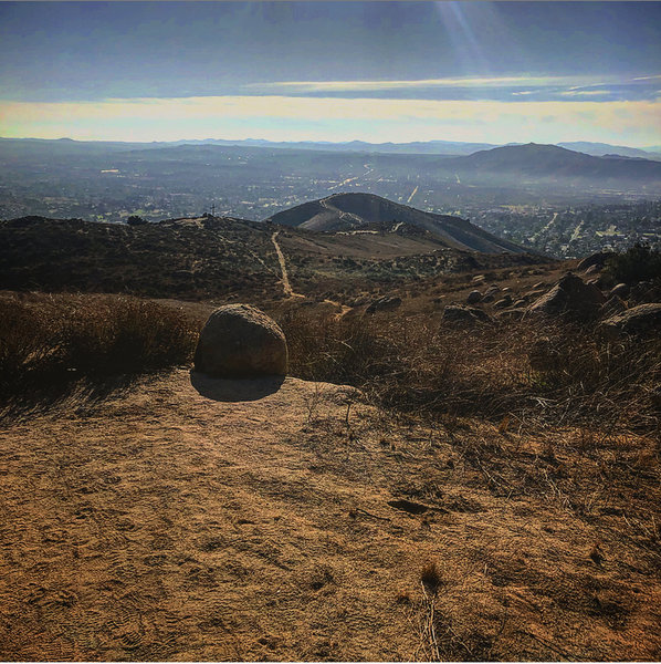 View of the high point above Doty Trust memorial park.