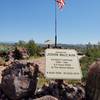 Memorial at the flagpole