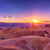 Sunset at Zabriskie Point - Death Valley National Park