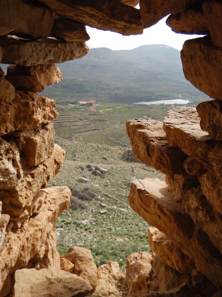 View from inside the monastery