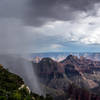 Afternoon rain, North Rim, Grand Canyon.