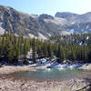 Teresa lake and Wheeler Peak