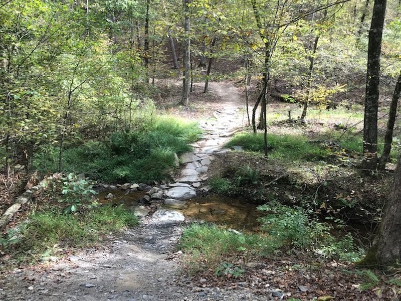 Bethel - trail upgraded from Green to Blue due to water crossing.