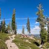 Walking on the Kings Creek Trail, Lassen Volcanic