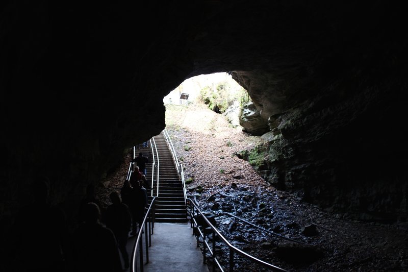 Looking back from Historic Entrance