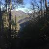 Hawksbill Mountain as seen from the Bynum Bluff Trail