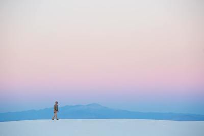 White Sands, United States - Minimal hike on the dunes