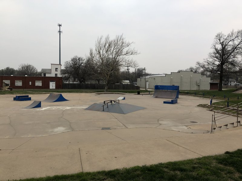 The skate park at Okerberg Park