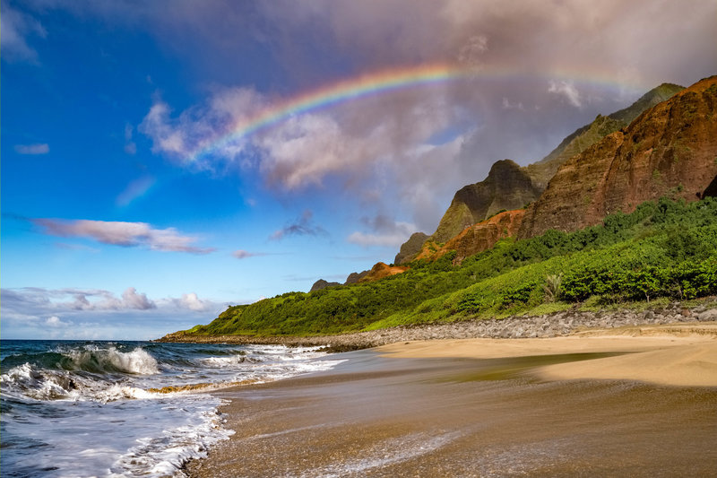 Kalalau Beach Rainbow