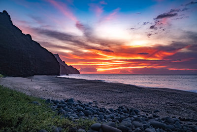 Kalalau Beach - Sunset