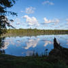 View from Canoe Lake Campground near Pictured Rocks National Lakeshore