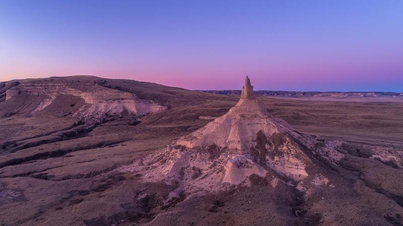 Chimney Rock, United States - Chimney Rock Sunrise