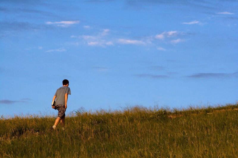 Climbing Buck Hill