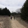 Another sandy area of the trail