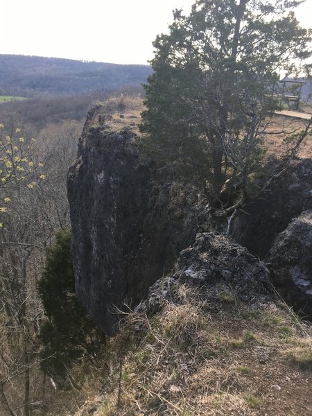 Cliffs at Buzzardroost Rock