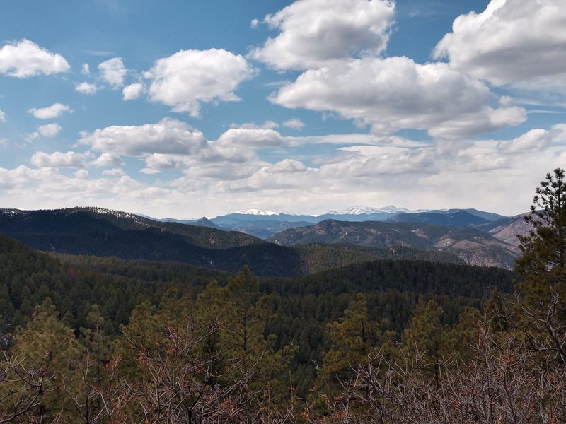 View west from fire road.