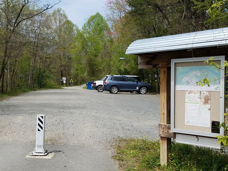 Starting point for the Fredericksburg Quarry Trail System