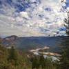 View of Little Greyback Mountain and Applegate Lake from the Collings Mountain Trail