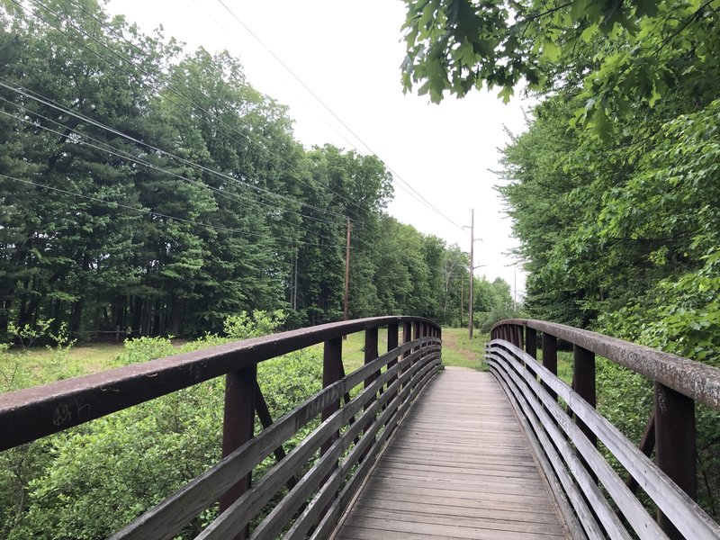 You'll find several bridges along the Bedford Heritage Trail.