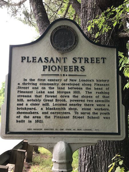 Historical Marker for Great Brook.