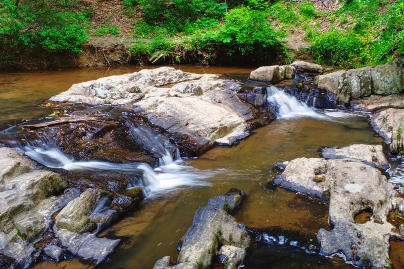 Quantico Cascades, a series of small waterfalls