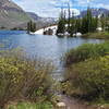 View of Trappers Lake from the loop trail.