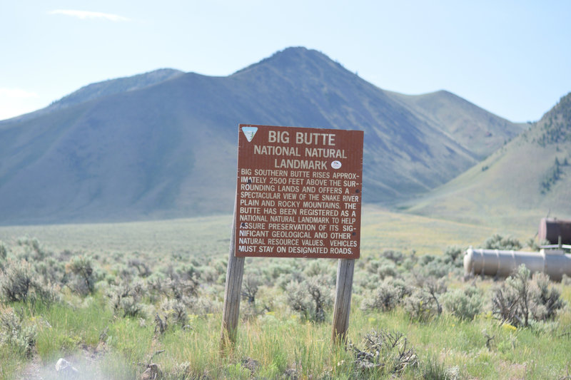 Picture from the base Big Southern Butte