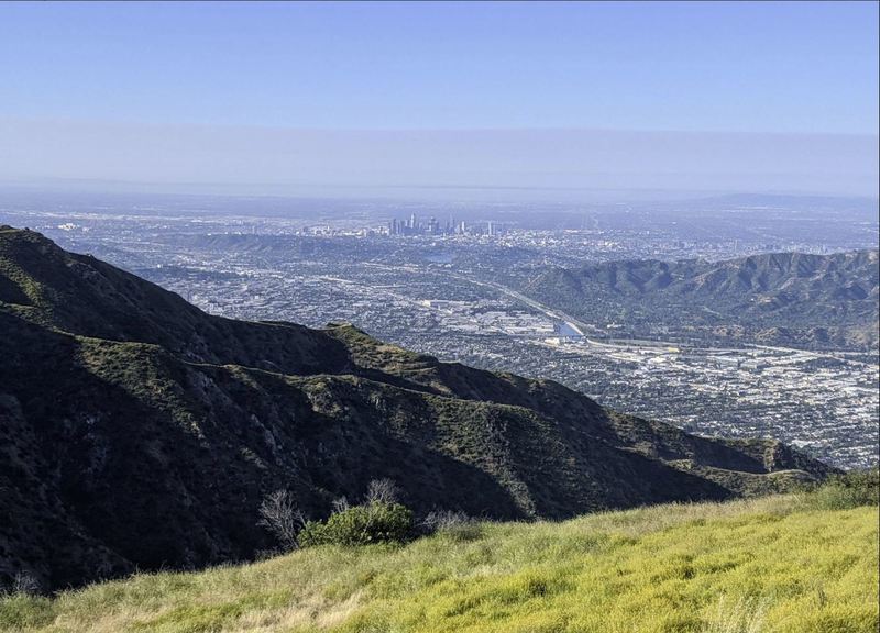 View of LA from the peak