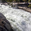 Top of Nevada Falls at the height of snow melt