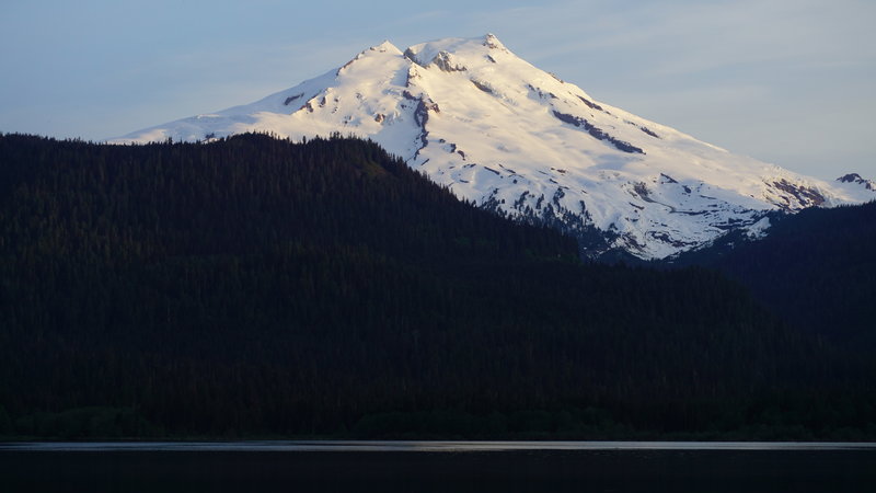 View at sunrise from Maple Grove camp.