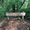 Signage at trailhead of Madison Ridge Trail.