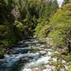 Upstream view from the bridge across the North Fork of Middle Fork American River.