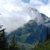 Treen peak looking back from Marten Lake Trail.