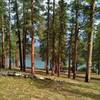 Butte Lake is very pretty as Bathtub Trail starts up a hill.