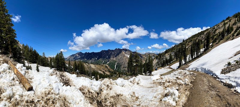 Looking down Peruvian Gulch.