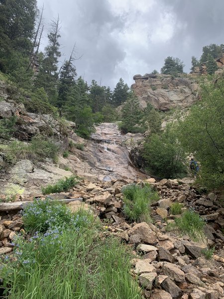 Waterfall at the top